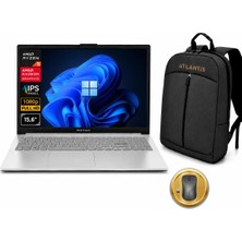 Asus Vivobook 15 Ryzen 5 7520U 8gb 1tb SSD 15.6" WIN11PRO E1504FA-BQ4463 A22 Notebook + Çanta +Mouse