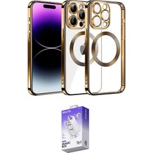 Uravas Store Ieg™ Iphone 13 Pro Max Kılıf Pusula Form - Siyah Bilvis 5ın1 3D Magic Cam Ekran Koruyucu