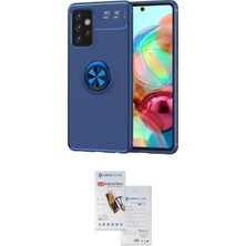 Uravas Store Ieg™ Galaxy A72 Kılıf Yankı Form Prime - Siyah Seramik Nano Ekran Koruyucu