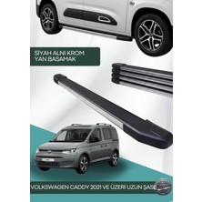 Yerli Volkswagen Caddy 2021 ve Üzeri Uzun Şase Model Alüminyum Yan Basamak