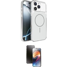 Uravas Store Ieg™ Iphone 16 Pro Max Kılıf Kutup Doku Serisi - Siyah 3D Antistatik Mat Seramik Nano Ekran Koruyuc