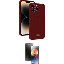 Uravas Store Ieg™ Iphone 15 Pro Kılıf Vadi Çizgi Prime - Siyah 3D Antistatik Mat Seramik Nano Ekran Koruyucu