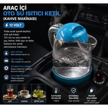 Vezir Araç Içi Oto Su Isıtıcı Ketıl 12 Volt Kahve Makinesi