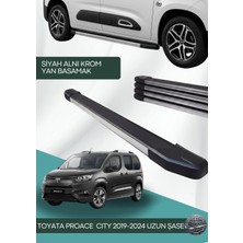 Yerli Toyota Proace Cıty 2019-2024 Uzun Şase Model Alüminyum Yan Basamak