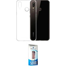 Uravas Store Ieg™ P20 Lite Kılıf Zirve Doku - Siyah 5d Eko Cam Ekran Koruyucu