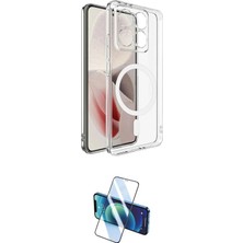 Uravas Store Ieg™ Mi 14T Pro Kılıf Ahenk Minimal Serisi - Siyah 3D Antistatik Cam Ekran Koruyucu