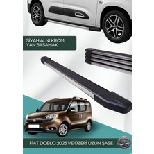 Yerli Fiat Doblo 2023 ve Üzeri Uzun Şase Model Alüminyum Araç Yan Basamak