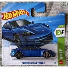 Hot Wheels Porsche Taycan Turbo S 2026 J Case Model Araba