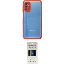Uravas Store Ieg™ Galaxy M52 5g Kılıf Nova Asil Özel Seri - Siyah 5d Hayalet Cam Ekran Koruyucu