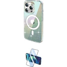Uravas Store Ieg™ Iphone 15 Pro Kılıf Odak Modern Serisi - Siyah 3D Antistatik Seramik Nano Ekran Koruyucu