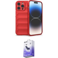Uravas Store Ieg™ Iphone 15 Pro Kılıf Atlas Koleksiyonu - Siyah Bilvis 5ın1 5d Magic Hayalet Cam Ekran Koruyucu