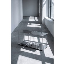Gelişim Metal Aalto - Modern Paslanmaz Konsol - Paslanmaz Çelik Dresuar - Modüler Konsol