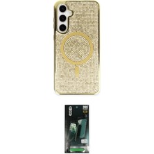 Uravas Store Ieg™ Galaxy S23 Kılıf Eksen Çizgi - Siyah 360 Mat Full Body Arka Koruyucu