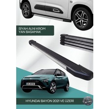 Yerli Hyundaı Bayon 2021 ve Üzeri Model Alüminyum Yan Basamak