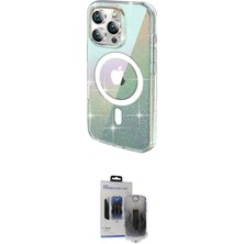 Uravas Store Ieg™ Iphone 15 Pro Max Kılıf Odak Modern Serisi - Siyah Vanessa Magic Hayalet Cam