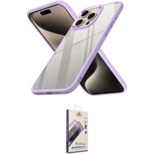 Uravas Store Ieg™ Iphone 15 Pro Max Kılıf Nova Işık Serisi - Siyah Bilvis 3D Mat Cam Ekran Koruyucu