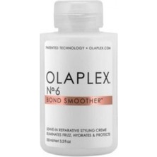 OLAPLEX No.6 Bond Smoother 100 ml Onarıcı Durulanmayan Saç Kremi Tüm Saçlar İçin Günlük Kullanım