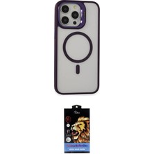 Uravas Store Ieg™ Iphone 14 Pro Kılıf Ahenk Klasik Özel Seri - Siyah Buffer Hayalet Cam Ekran Koruyucu