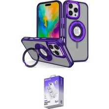 Uravas Store Ieg™ Iphone 16 Pro Max Kılıf Nova Minimal Serisi - Siyah Bilvis 5ın1 3D Magic Cam Ekran Koruyucu