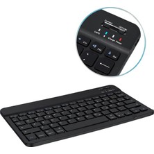 Techugo Kablosuz Klavye ve Mouse Kombosu Bluetooth Uyumlu Sessiz Set