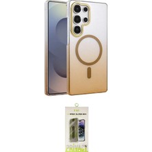 Uravas Store Ieg™ Galaxy S24 Ultra Kılıf Ahenk Doku Özel Seri - Siyah Joko Magic 5d Hayalet Cam