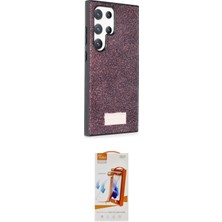 Uravas Store Ieg™ Galaxy S24 Ultra Kılıf Vadi Klasik Serisi - Siyah Autokit 5ın1 Fiber Polymer Nano Ekran Koruyu