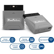 Konsol Plus Sony Ps1 Ps2 Için Kablosuz Bluetooth Mini Adaptör Alıcı Gri Renk