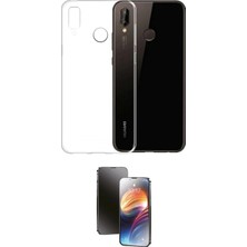 Uravas Store Ieg™ P20 Lite Kılıf Zirve Doku - Siyah 3D Antistatik Mat Seramik Nano Ekran Koruyucu
