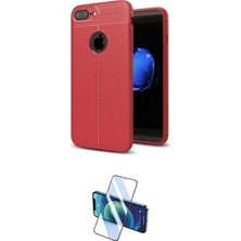 Uravas Store Ieg™ Iphone 7 Plus Kılıf Doruk Klasik Özel Seri - Beyaz 3D Antistatik Seramik Nano Ekran Koruyucu