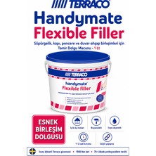 Agk Terraco Handymate Flexible Filler Esnek Duvar Ahşap Süpürgelik Banyo Mutfak Çatlak Dolgu Macunu 1 Lt