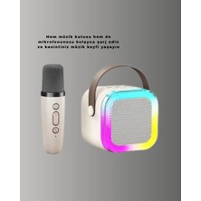Techugo Bluetooth Karaoke Mikrofon ve Hoparlör Seti Taşınabilir