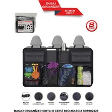 Viteksa 8 Cepli Araç Bagaj Düzenleyici Çanta Organizer Araba Çantası Oto Içi Aksesuar Otomobil Aksesuarları 85CMX48CM