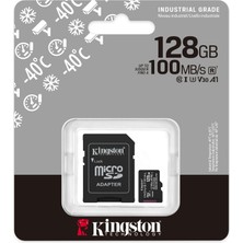 Kingston SDCIT2/128GB Microsdhc Industrial C10 A1 Pslc Ca