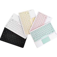 Techugo Touchpad Uyumlu Bluetooth Klavye Slim Kablosuz Wifi Q Klavye