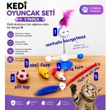 Medusa 5'li Set Kedi Oyuncağı