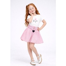 Poala Kids Balon Etekli Takım Kız Çocuk Alt Üst Takım