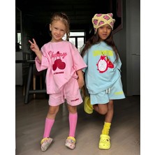 Poala Kids Cherry Mood Takım Kız Çocuk Alt Üst Takım