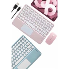 Techugo Profesyonel Wifi Q Klavye Bluetooth Klavye Touchpad 10.8 Inç
