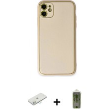 Pileli Store Pilelistore™ iPhone 12 Kılıf Yadigar Klasik - Siyah Joko Magic 5d Hayalet Cam + Renkli Kamera Lens Koruma Cam - Sı