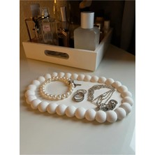 Lunera Accessories 3D Bonbon Takı Tepsisi | El Yapımı Dekoratif Takı Standı | Modern Aksesuar Düzenleyici