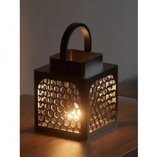Lunera Accessories Fener Mumluk | 3D Baskı El Yapımı Dekoratif Fener | Modern ve Şık Ev Dekoru