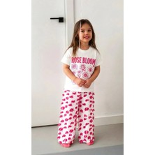 Poala Kids Rose Bloom Takım Kız Çocuk Alt Üst Takım