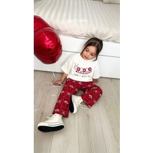 Poala Kids Cherry Smurf Takım Kız Çocuk Alt Üst Takım