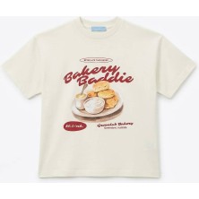 Poala Kids Bakery Oversize Tshirt Erkek Çocuk T-Shirt