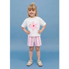 Poala Kids Flower Takım Kız Çocuk Alt Üst Takım