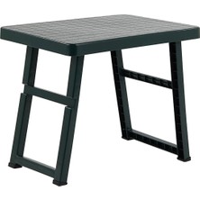 Koçtaş Katlanır Plastik Sehpa Yeşil 70X50X60 cm