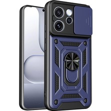 Gpack Oppo Reno 15 Kılıf Pars Standlı Yüzüklü Sürgülü Vega