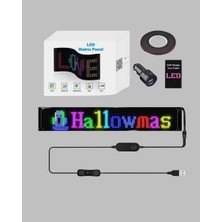 Techugo USB Girişli Rgb LED Tabela Ayarlanabilir Parlaklık ve Kayan Yazı Özellikli