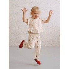Poala Kids Poplin Takım Kız Çocuk Alt Üst Takım