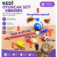 Medusa 5'li Set Kedi Oyuncağı